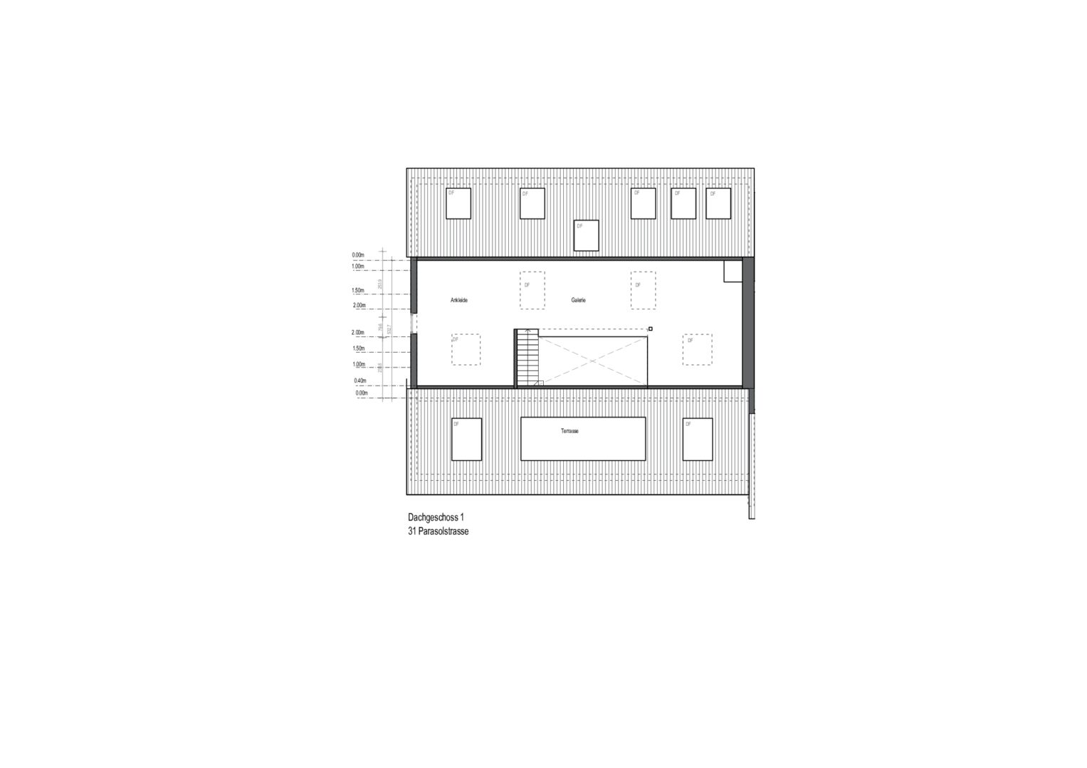 31-Dachgeschoss Galerie Grundriss