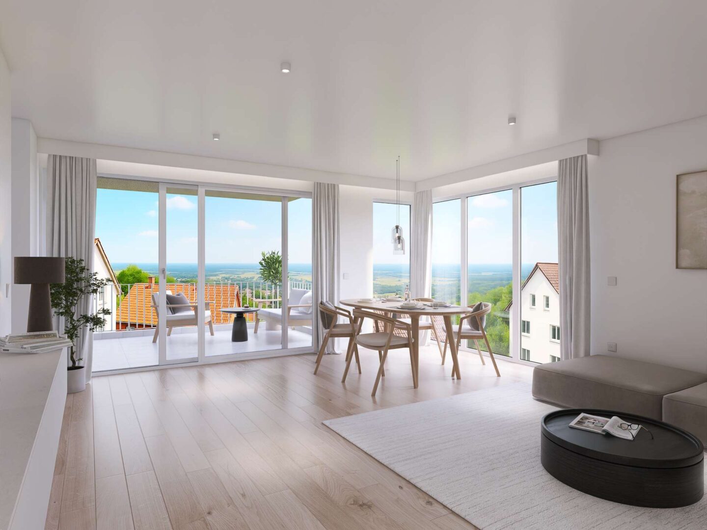 Unverbindliche Visualisierung der Wohnung 10 Ansicht 8