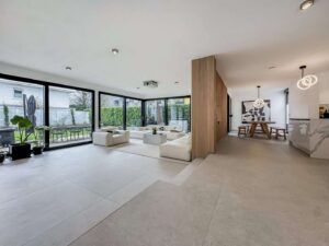 Open Living and Kitchen