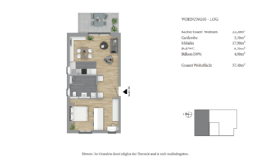 Grundriss WOHNUNG 05 - 2.OG