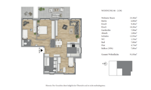 Grundriss WOHNUNG 06 - 2.OG