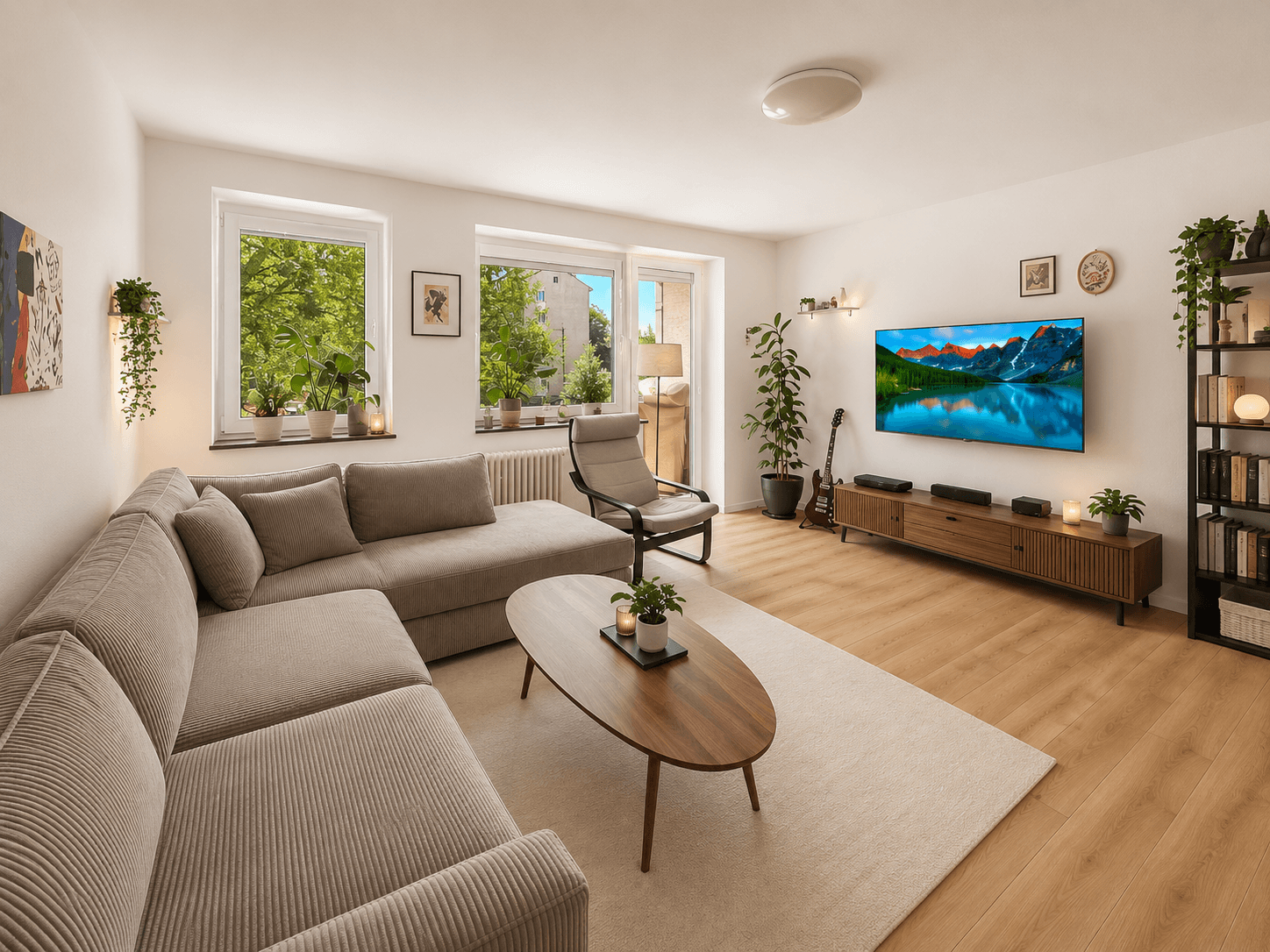 Wohnzimmer  (mit KI optimiert)